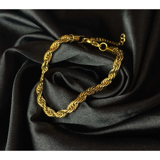 BEAUTY VESSEL 18k Gold Plated Gold Chain Bracelet